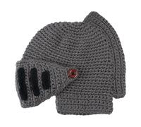 CHROMACRAFT Cappello Lavorato A Maglia Stile Casco Da Cavaliere In 1 Pezzo, Cappello Lavorato A Maglia Creativo, Cappello Lavorato A Maglia Caldo, Cappello Lavorato A Maglia Invernale