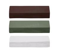 CHROMACRAFT Cera per Lucidatura dei Metalli da 3 Pezzi, Composto da Taglio per Lucidatura, Strumento per Lucidatura, Strumento per Lucidatura Multifunzionale