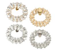 CHROMACRAFT Fermagli Decorativi in Cristalli Scintillanti per Scarpe Da Donna - 2 Paia di Accessori per Tacchi Alti