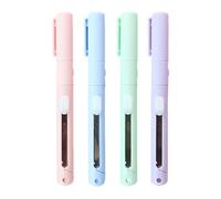 CHROMACRAFT Forbici Portatili da 4 Pezzi, Utensili da Taglio Manuali, Strumenti Creativi, Forbici Pieghevoli, Strumenti Artistici per Decoupage