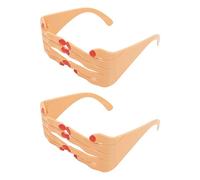 CHROMACRAFT Occhiali A Forma di Mano da 2 Pezzi, Occhiali Divertenti per Feste, Occhiali Giocattolo Personalizzati Creativi, Occhiali per Foto, Occhiali alla Moda E Innovativi per Uomini E Donne