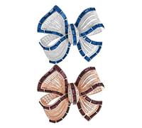 CHROMACRAFT Spille con Fiocco in Strass da 2 Pezzi, Spille alla Moda retrò, Spille Squisite, Spille per Accessori di Abbigliamento, Corpetti da Donna, Adatte per Ragazze, Donne