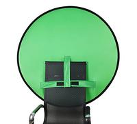 Chromakey Telo fotografici di sfondo, pieghevole, schermo verde pieghevole e portatile, Rollup, per set fotografici, trasmissioni in diretta streaming, etc (73 cm)