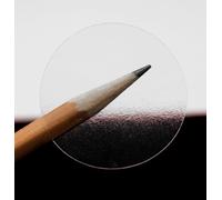 ChromaLabel Adesivi rotondi da 3,8 cm, sigilli per buste, forniture per ufficio e biblioteca, 1000 sigilli per rotolo, etichette trasparenti non perforate