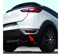 Chrome ABS Stampaggio Posteriore Copertura Della Luce di Nebbia Lampada Per Mazda CX-3 CX3 DK 2016-2022 2023 2024 Fendinebbia Paraurti Riflettore Trim