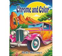 Chrome and Color: 8.5x11| 50 pages of illustrations | Pages are single-sided | Blank pages are intentionally included to prevent bleed-through