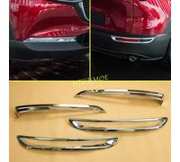 Chrome Auto Anteriore Posteriore Della Luce di Nebbia Paraurti Copertura Trim Per Mazda CX-30 CX30 DM 2020 2021 2022 2023 2024 2025 Accessori Esterni