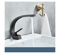 Chrome Bathroom Basin rubinetto singolo manico impugnatura in oro lucido caldo miscelatore calore rubinetti for montaggio a ponte lavabo,Sicuro per l'acqua(G)