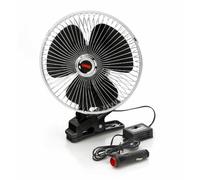 Lampa Ventilatore Chrome-Fan C73107 Ø 8” 24V Fisso o Oscillante Abitacolo Camion