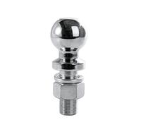 Chrome Gancio di Traino Sfera di Traino 2-5/16 Pollici M25 Shank Dia Capacità 5000 Lbs Parti di Accoppiamento RV Camper Caravan accessori,Precise Fit(M31(CAP 12000Lbs))
