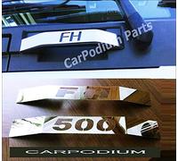 Chrome Griglia Anteriore Maniglia Superiore Trim 2 pezzi S.STEEL per TRUCK FH4 2012-UP (FH+500)
