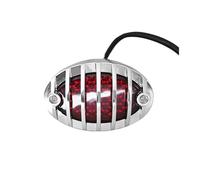 Chrome Grille LED Cat Eye Motorcycle Tail Light For Harley,Indicatore