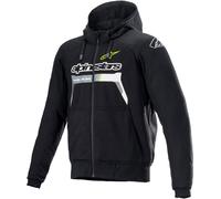 Alpinestars Chrome Ignition Giacca tessile moto, nero-giallo, taglia 2XL