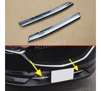 Chrome Paraurti Anteriore Griglia Griglia Trim Copertura Per Mazda CX-5 KF 2017 2018 2019 2020 2021