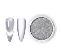 Chrome per unghie - Mirror Chrome Powder - Design in metallo per unghie | Effetto cromato lucido, polvere per manicure fai da te per vernice semi-permanente, decorazione professionale, qualità della