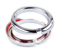 Chrome Plated Front Fog Light Lamp Cover Trim fit for MITSUBISHI Outlander 16-17