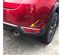 Chrome Posteriore Della Luce di Nebbia Strisce Paraurti Riflettore Trim Per Mazda CX-5 KF 2017 2018 2019 2020 2021