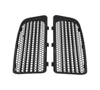 Chrome Radiator Grill Cover Honeycomb Mesh Guard For Touring Electra Glide | Fits Touring Electra Glide with a chrome plated ABS housing and black honeycomb(Black)