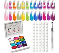 Chrome-Ready Patting Gel: This nail patting gel supports gradient French
