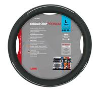 Coprivolante camion in eco-pelle traforata Crome Strip Premium - 46-48cm