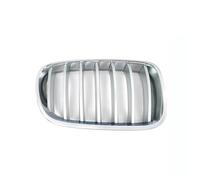 Chrome Surround W/Argento Doghe Paraurti Anteriore Rene Griglia Per BMW Per X3 F25 2010 2011 2012 2013 Griglia Paraurti(Left side)