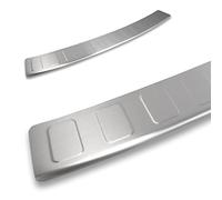 CHROMEMASTER - Accessori per Auto; Protezione paraurti Posteriore - Compatibile con Toyota Proace Verso dal 2017; Acciaio inossidabile spazzolato - Protezione Paraurti Protegge la Vernice del Paraurti