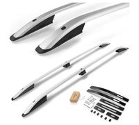 CHROMEMASTER | Barre da Tetto, Rail Tetto Compatibile con Fiat Fiorino 2008-2018; Sono Utilizzate per il Montaggio di Portapacchi, Box da Tetto o Portabiciclette | Costruzione in Alluminio