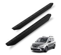 CHROMEMASTER | Battitacco in Acciaio Inox Compatibile con Renault Kangoo 2021+ | Plastica ABS, Opaco, Nero; Protezione Soglia Porta - Accessorio Auto Adesivo - Set da 2 pz pezzi