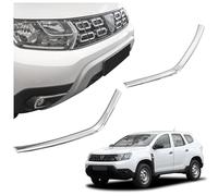 CHROMEMASTER | Compatibile con Dacia Duster 2018-2023 | Profili per Griglia Anteriore; Modanature per Griglia del Radiatore; Acciaio inossidabile Lucidato | Nuovo, Attraente Aspetto dell'Auto