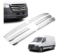 CHROMEMASTER | Compatibile con Mercedes Sprinter 2018+ | Profili per Griglia Anteriore; Modanature per Griglia del Radiatore; Acciaio inossidabile Lucidato | Nuovo, Attraente Aspetto dell'Auto