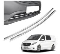 CHROMEMASTER | Compatibile con Mercedes Vito Mixto W447 2014-2019 | Profilo per Griglia del Paraurti Anteriore; Acciaio inossidabile Lucidato; Adattamento Perfetto; Nuovo Aspetto Attraente dell'Auto