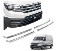 CHROMEMASTER | Compatibile con VW Crafter 2017+ | Profili per Griglia Anteriore; Modanature per Griglia del Radiatore; Acciaio inossidabile Lucidato | Nuovo, Attraente Aspetto dell'Auto