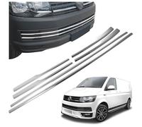 CHROMEMASTER | Compatibile con VW T6 Transporter 2015-2019 | Profilo per Griglia del Paraurti Anteriore; Acciaio inossidabile Lucidato | Adattamento Perfetto; Nuovo Aspetto Attraente dell'Auto