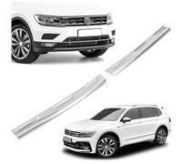 CHROMEMASTER | Compatibile con VW Tiguan 2016-2020 | Profili per Griglia Anteriore; Modanature per Griglia del Radiatore; Acciaio inossidabile Lucidato | Nuovo, Attraente Aspetto dell'Auto