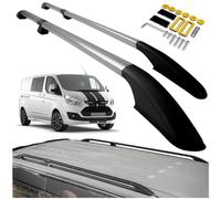 CHROMEMASTER | Compatibili con Ford Transit Custom Long 2013-2023 | Barre Trasversali da Tetto, Mancorrenti sul Tetto | Sono Utilizzate per il Montaggio di Portapacchi, Box da Tetto o Portabiciclette