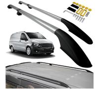 CHROMEMASTER | Compatibili con Mercedes Vito/V-Klasse W447 Short 2014+ | Barre Trasversali da Tetto, Mancorrenti sul Tetto | Sono Utilizzate per il Montaggio di Portapacchi, Box o Portabiciclette