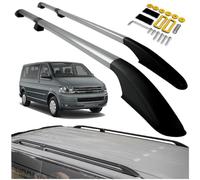 CHROMEMASTER | Compatibili con VW T5 Caravelle Long 2003-2015 | Barre Trasversali da Tetto, Mancorrenti sul Tetto | Sono Utilizzate per il Montaggio di Portapacchi, Box da Tetto o Portabiciclette