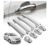 CHROMEMASTER | Coprimaniglie Esterne Compatibile con Toyota Corolla Verso 2004-2009 | Acciaio Inossidabile; Couleur: Cromo; Protezione e Nuovo Look per le Tue Maniglie delle Portiere; 8 pz
