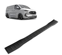CHROMEMASTER | Protezione Paraurti Posteriore Compatibile con Ford Transit Custom 2023+; Plastica ABS, Opaco, Nero; Proteggi il Paraurti Posteriore della tua Auto dai Danni