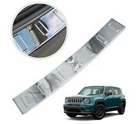 Chromemaster | Protezione paraurti Posteriore | Compatibile con Jeep Renegade dal 2014- | Acciaio INOX lucido/cromato | Protezione paraurti protegge la vernice del paraurti dai graffi