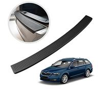 CHROMEMASTER | Protezione paraurti Posteriore | Compatibile con Skoda Octavia 3 Kombi 2013-2017; Polyurethane, nero opaco; Protezione paraurti protegge la vernice del paraurti dai graffi ed i danni