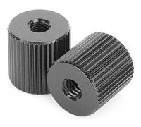 Chromlives Dado del Treppiede Adattatore per Treppiede Dado del Barilotto Dado di Connessione a Vite con Foro Filettato da 1/4-20 per la Sostituzione Dell'articolazione Magic Arms Tripod Rigs 2Pack