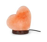 Chromotherapy Heart Shaped Salt Lamp, Light Effect, Warm Light, Natural Himalayan Salt, 9x13cm