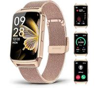 ChronArk Orologio fitness tracker per donne e uomini, compatibile con iPhone Android, impermeabile IP68, tracker di attività con monitoraggio del sonno, oltre 110 pedometro sportivo (Duskgold, 1.57)