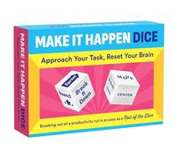 Chronicle Books Llc Make It Happen Dice: Approach Your Task, Reset Your Brain
