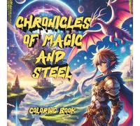 Chronicles of Magic and Steel: An Anime Coloring Book