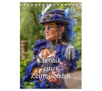 Chronik einer Zeitreisenden (Tischkalender 2026 DIN A5 hoch), CALVENDO Monatskalender: Tauchen Sie ein in die extravagante Ästhetik des Steampunk!