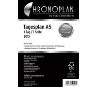 Chrono piano kalendarium giorno 1 giorno/1 lato, 2015, 1 pezzi, bianco A5