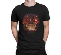 Chrono Trigger Game Men Fire Rains from The Heavens Chronicles of Time T-Shirt Shirt Men's Top Tee Black 3XL