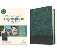Chronological Life Application Study Bible: New Living Translation, Chronological Life Application Study, Palm Forest Teal, Leatherlike, Full-Color, Archaeological, Cultural Background